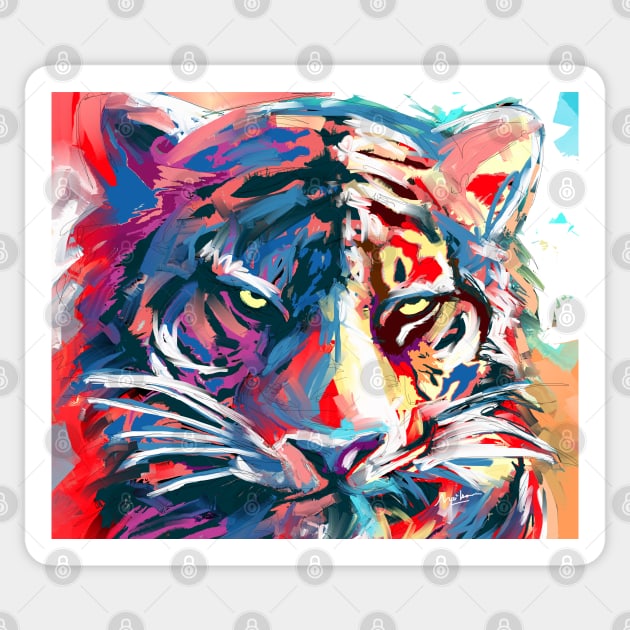 Tiger Sticker by mailsoncello